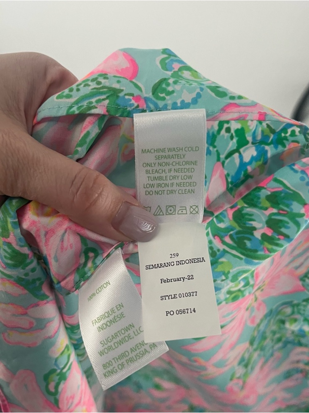 Lilly Pulitzer Zeldie One Shoulder Ruffle Top Surf Blue So Shellegant XL NWT - Picture 10 of 10
